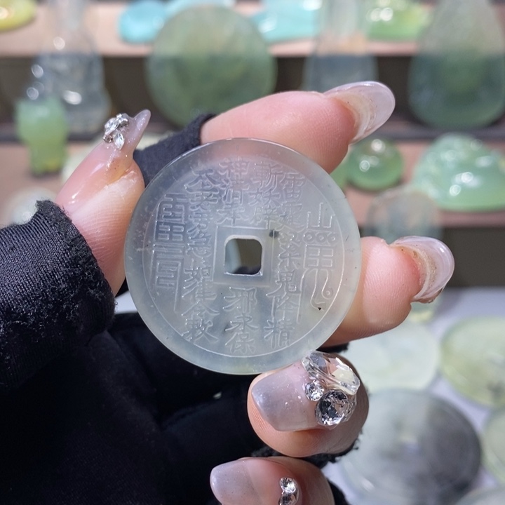 岫玉吊坠未镶嵌吊坠