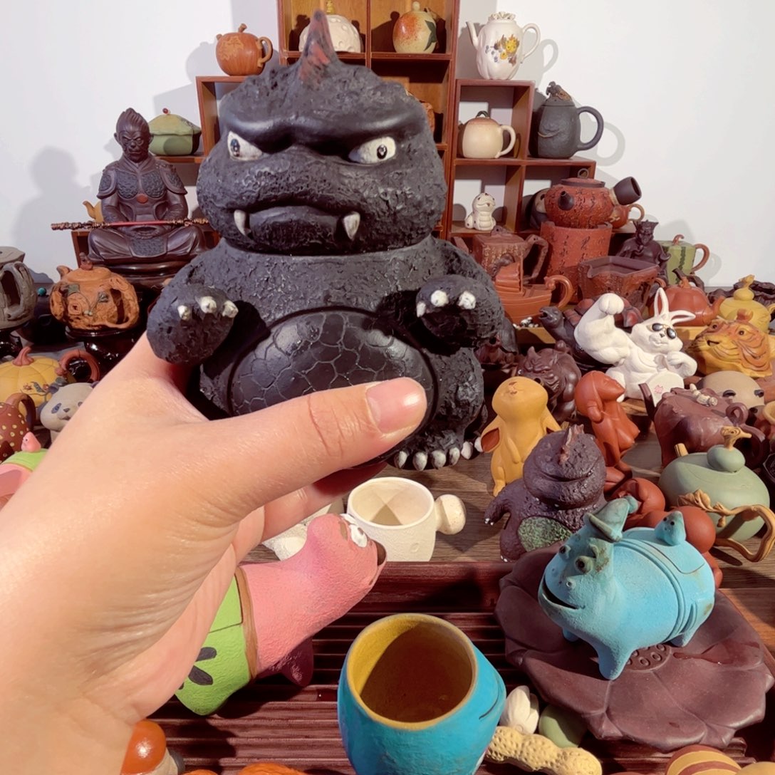 紫砂茶壶惊**浪纯手工制作过程非常