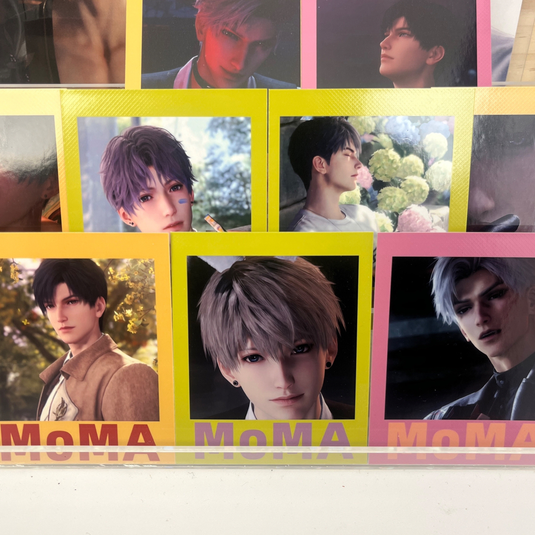 新品14色超清正面uv网格纹背卡亚膜（单推池）新品 4寸色框仿拍立得