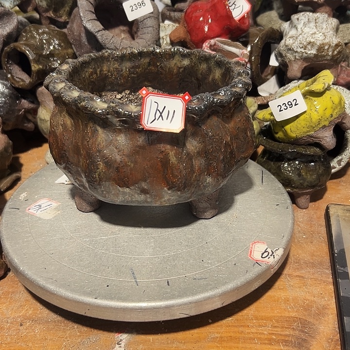 粗陶花盆制作就这样了，