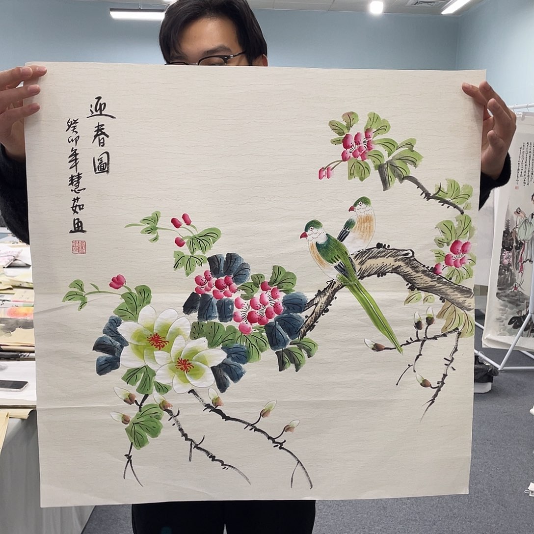 国画打卡日期为准，打卡