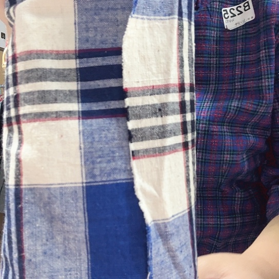 棉老土布床单格子