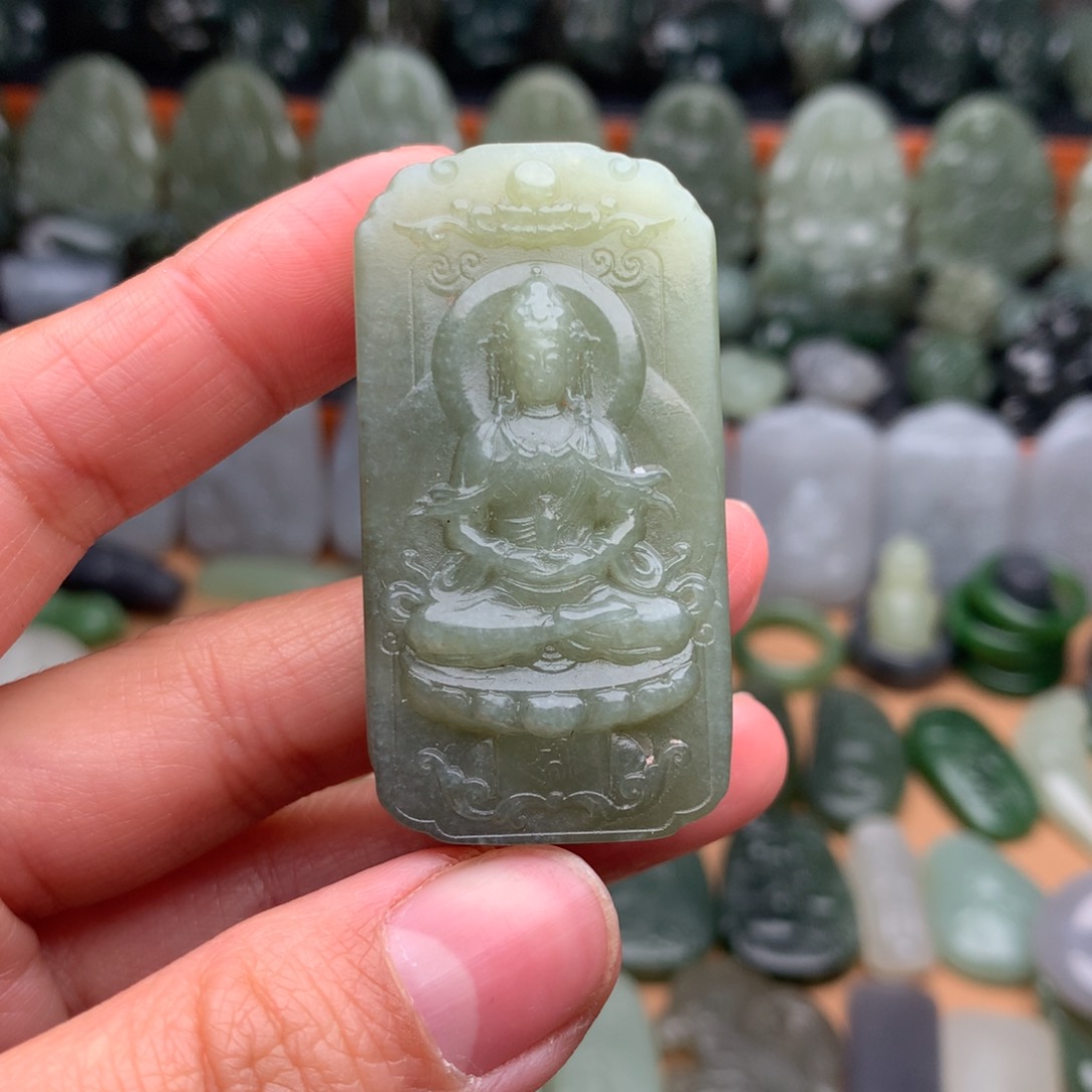 和田玉颈饰未镶嵌挂件111