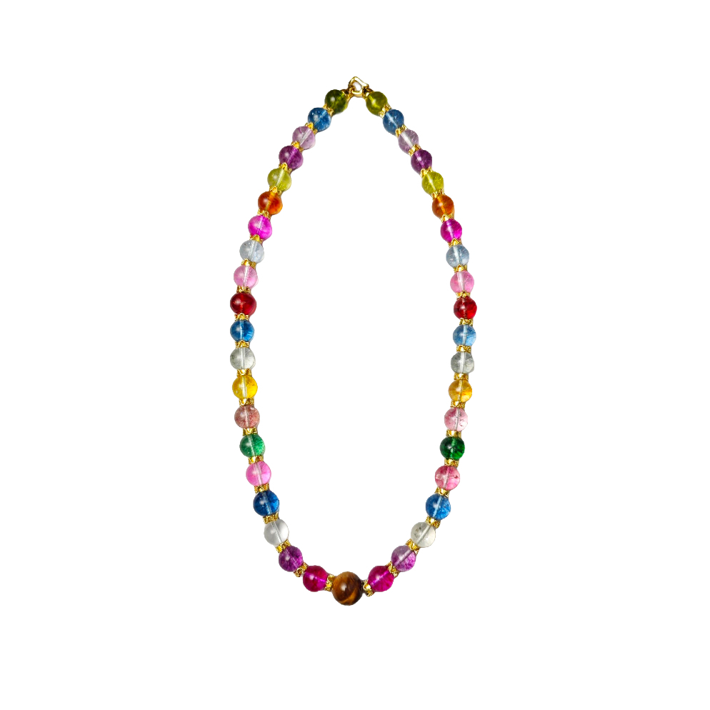 超七水晶项链 A28-584