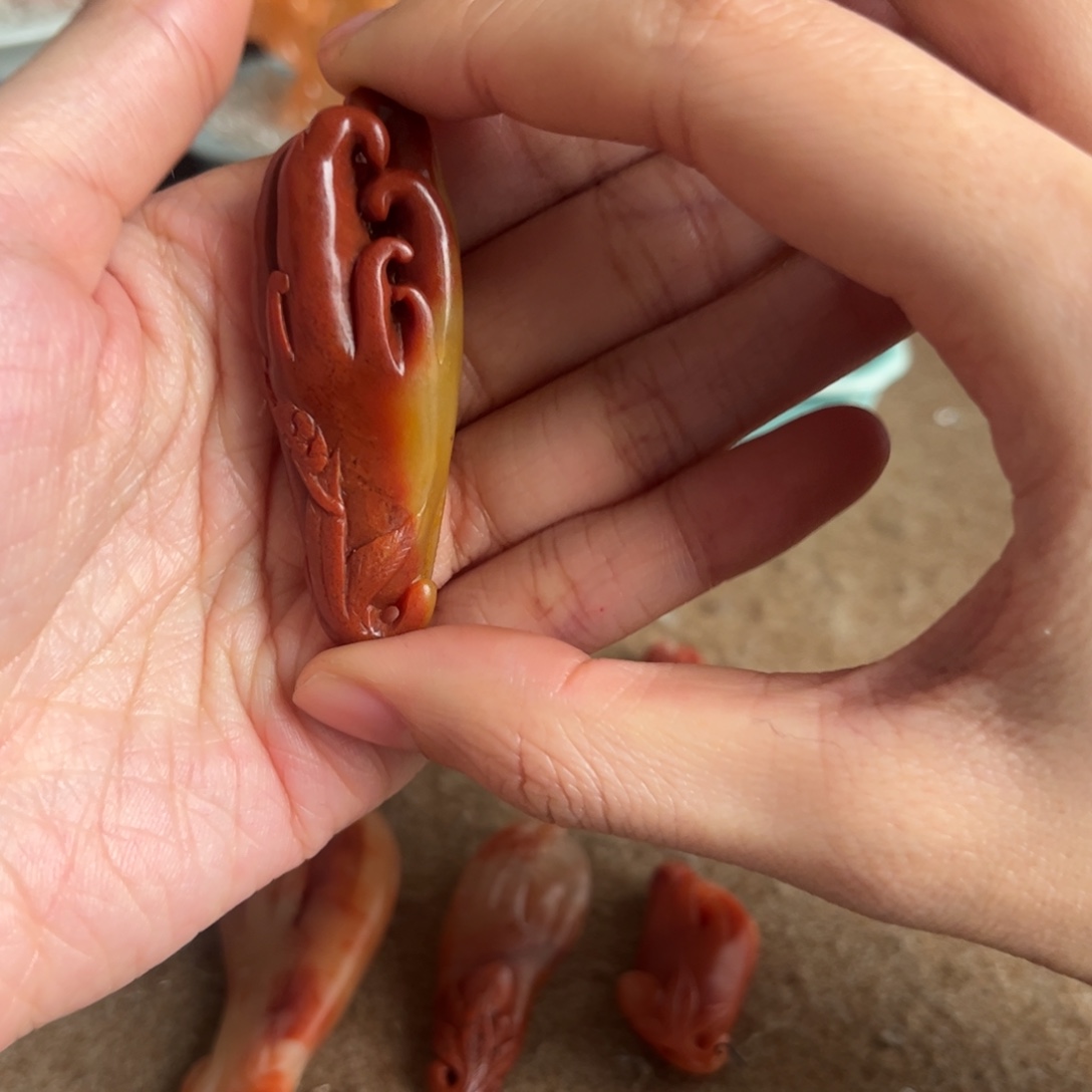 ****。青田石印石佛手1ge