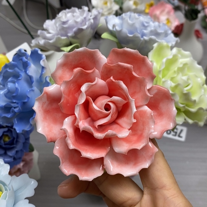 陶瓷陶瓷材料1朵组合