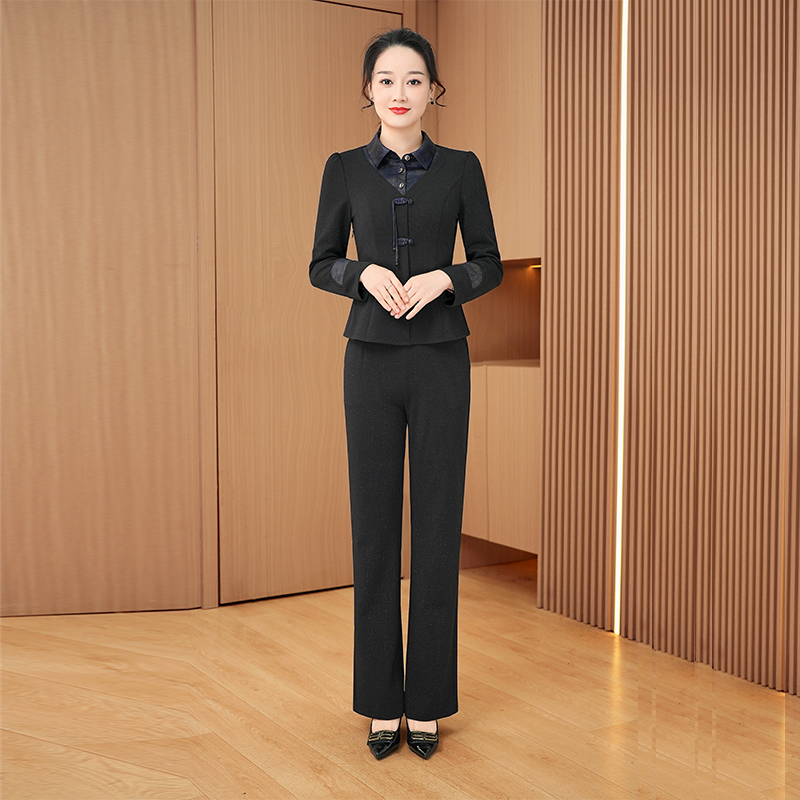 【上衣+裤子】优雅新款气质时尚休闲收腰显瘦套裤24141-XB