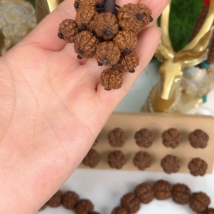 吊坠金刚菩提13霸王花手捻挂件