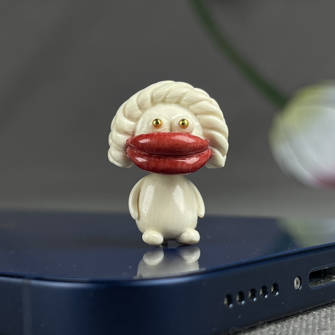 铁合金石英石手链 猛犸三通手串香肠哥天然保真象牙饰品吊坠文玩