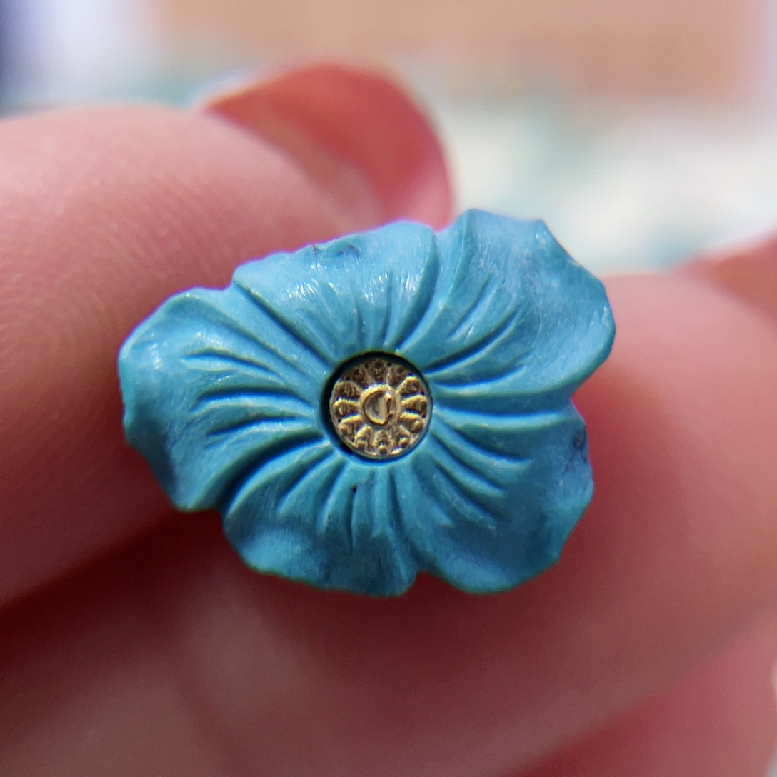 绿松石珠宝奇石未镶嵌