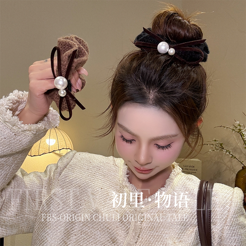 【初里/物语】女日韩甜美风发圈发绳辫子发饰头饰超仙优雅简约少女