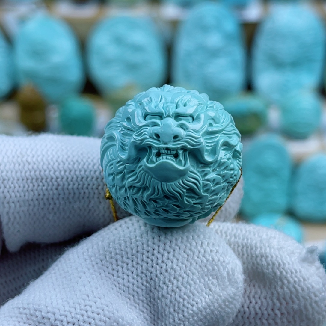 绿松石未镶嵌珠宝奇石22mm