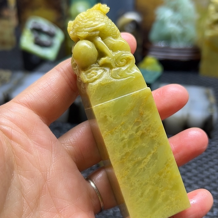 瑞***清青田石印章石印章石