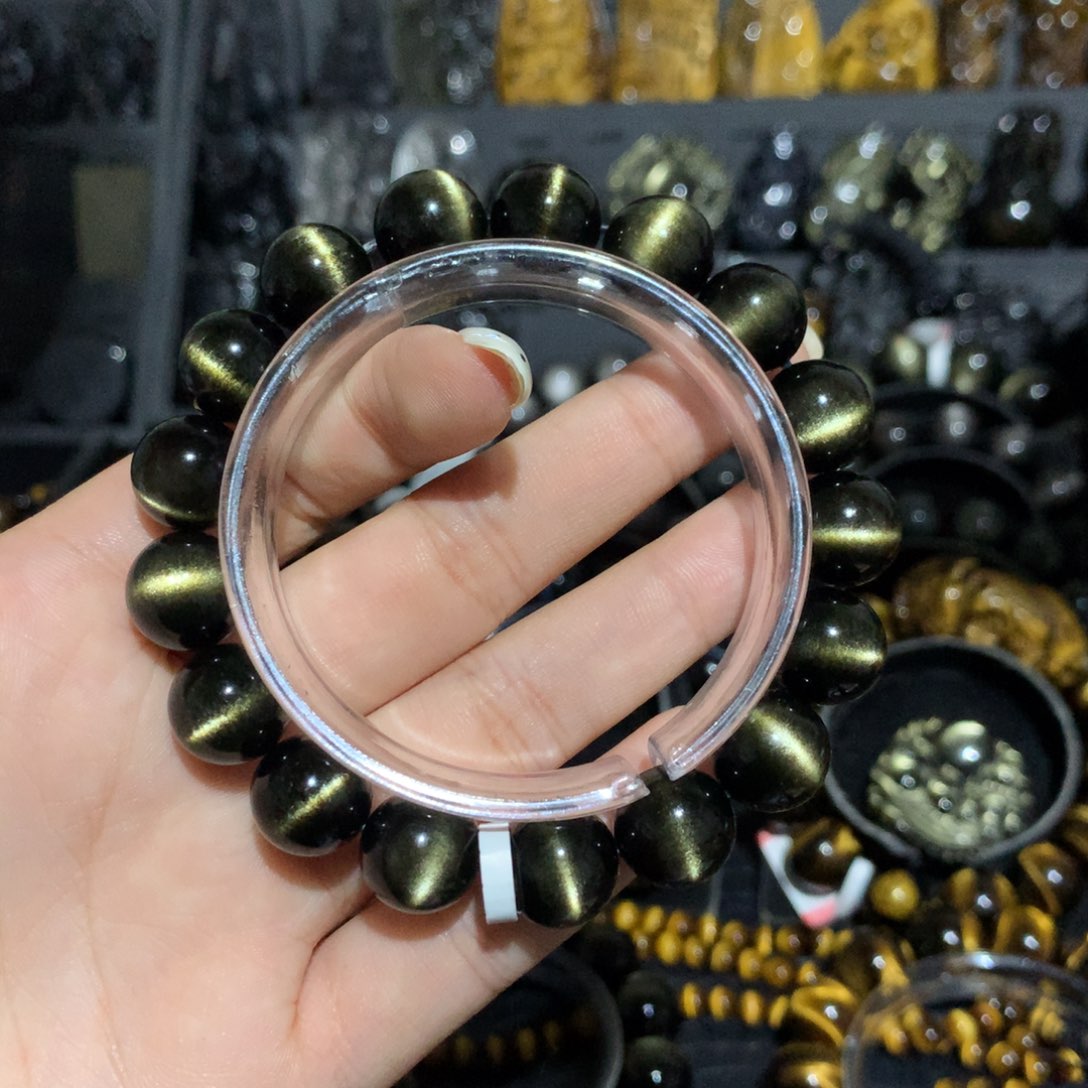 未镶嵌黑曜岩手链张**少