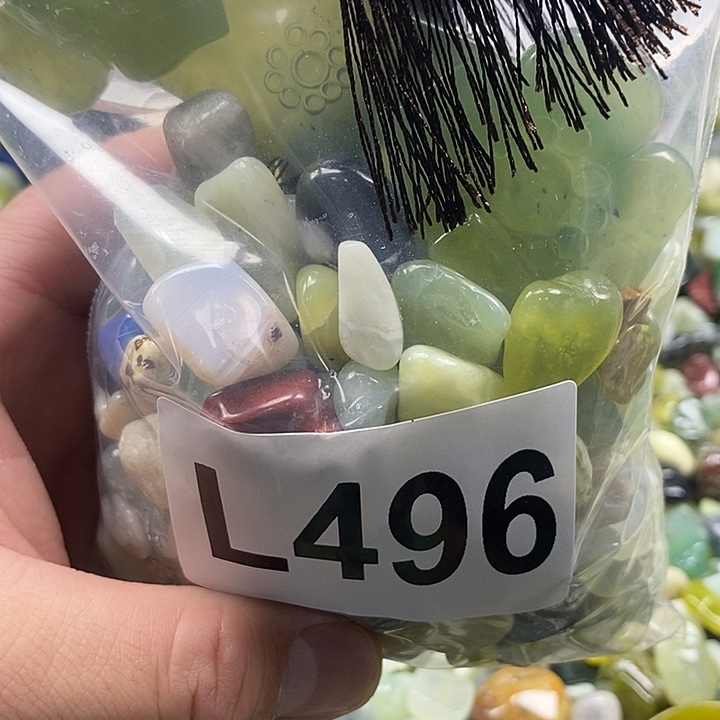 岫玉鱼缸石未镶嵌