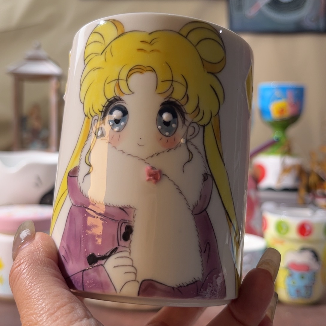 杯景德镇陶瓷文创手绘水杯