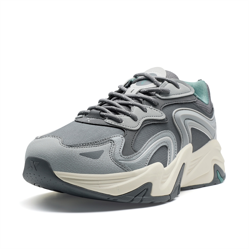 XTEP/特步板鞋时尚百搭潮流厚底秋季男鞋复古休闲鞋975419320006