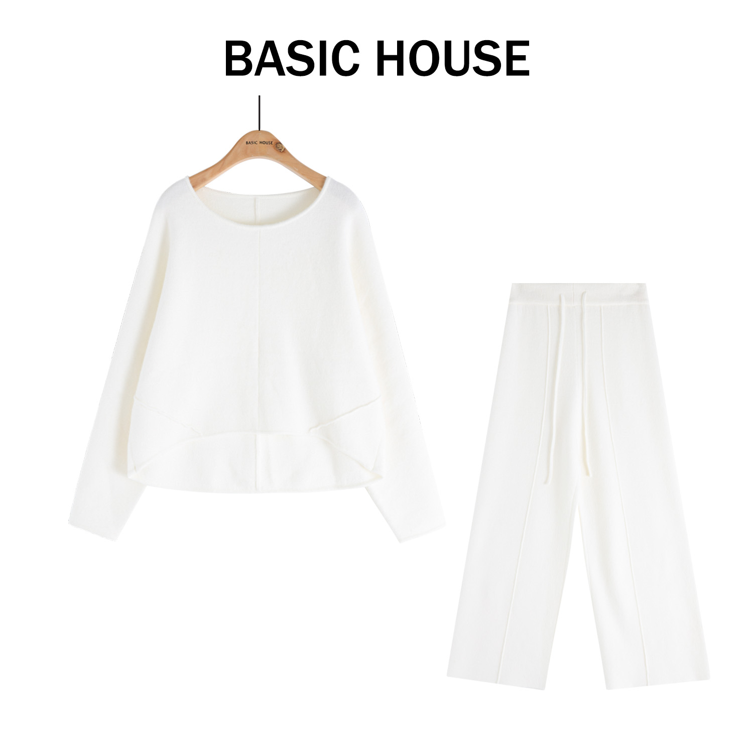 Basic House/百家好秋冬穿搭女装2025新款爆款套装B1385B50O42