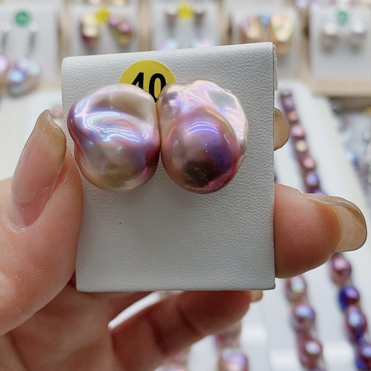 【闪购商品】淡水珍珠耳饰银S925镶嵌