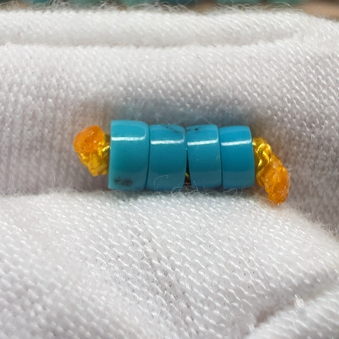 绿松石未镶嵌配饰直径4.0