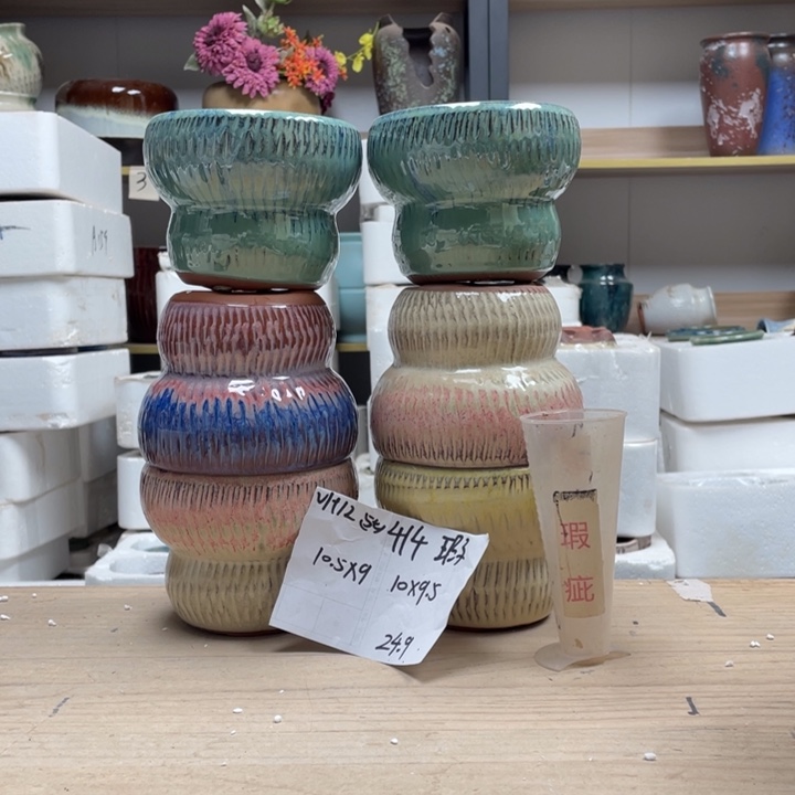 粗陶多肉花盆微瑕414