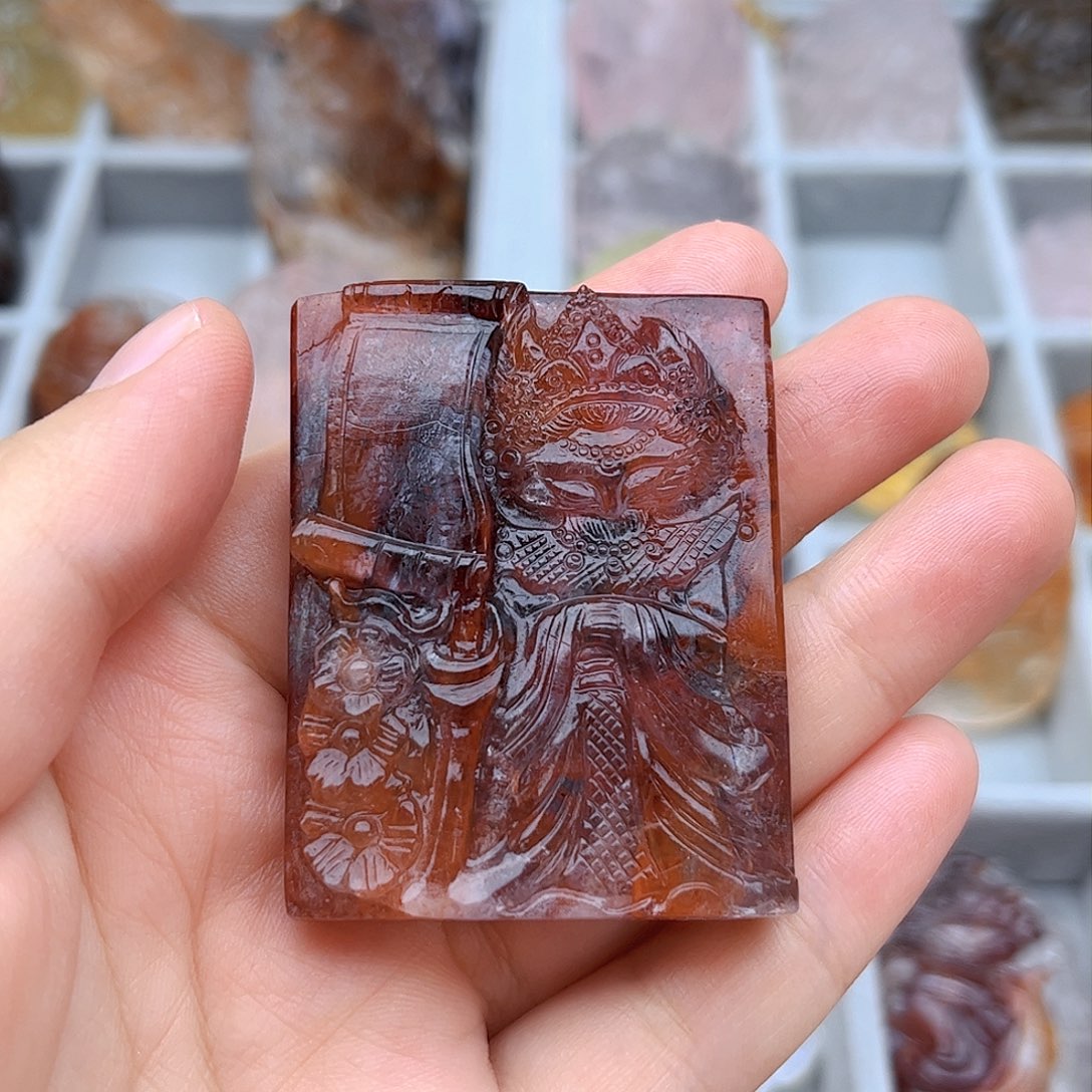 水晶吊坠(不含链)未镶嵌