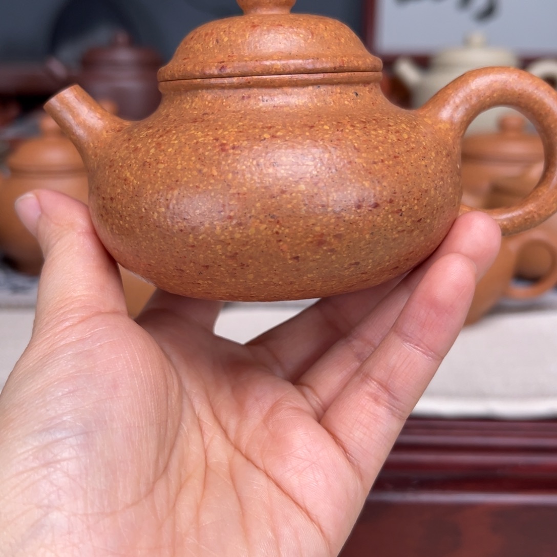 紫砂茶壶梨皮黄的200