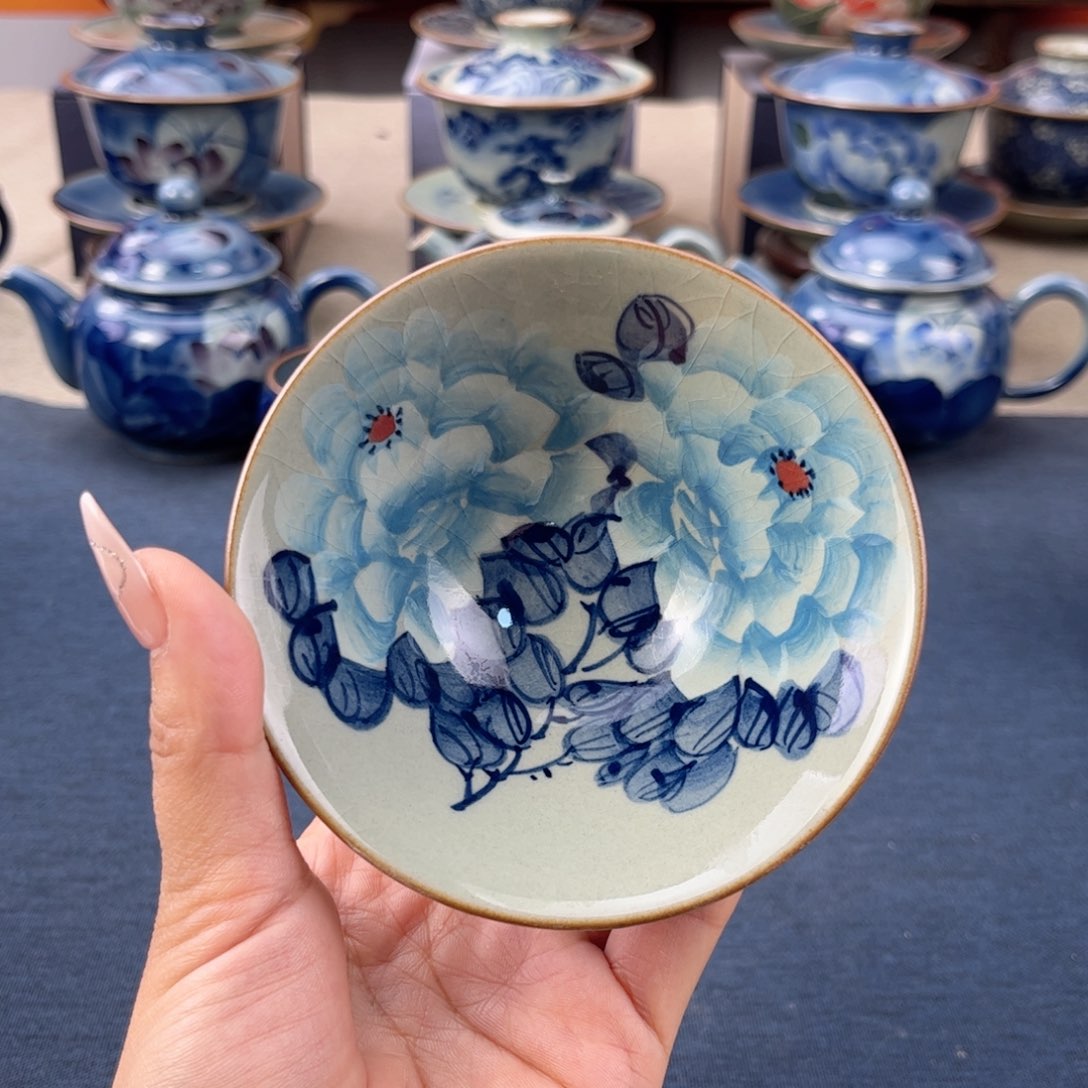 杯景德镇手工手绘茶具