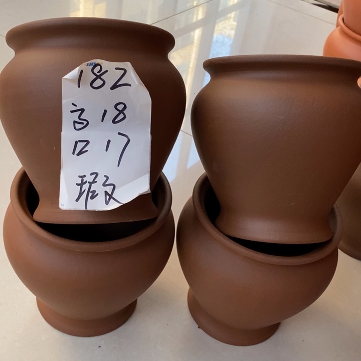 粗陶红陶绿植花盆182