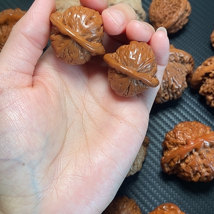 罡***!把件文玩核桃33四座楼手捻