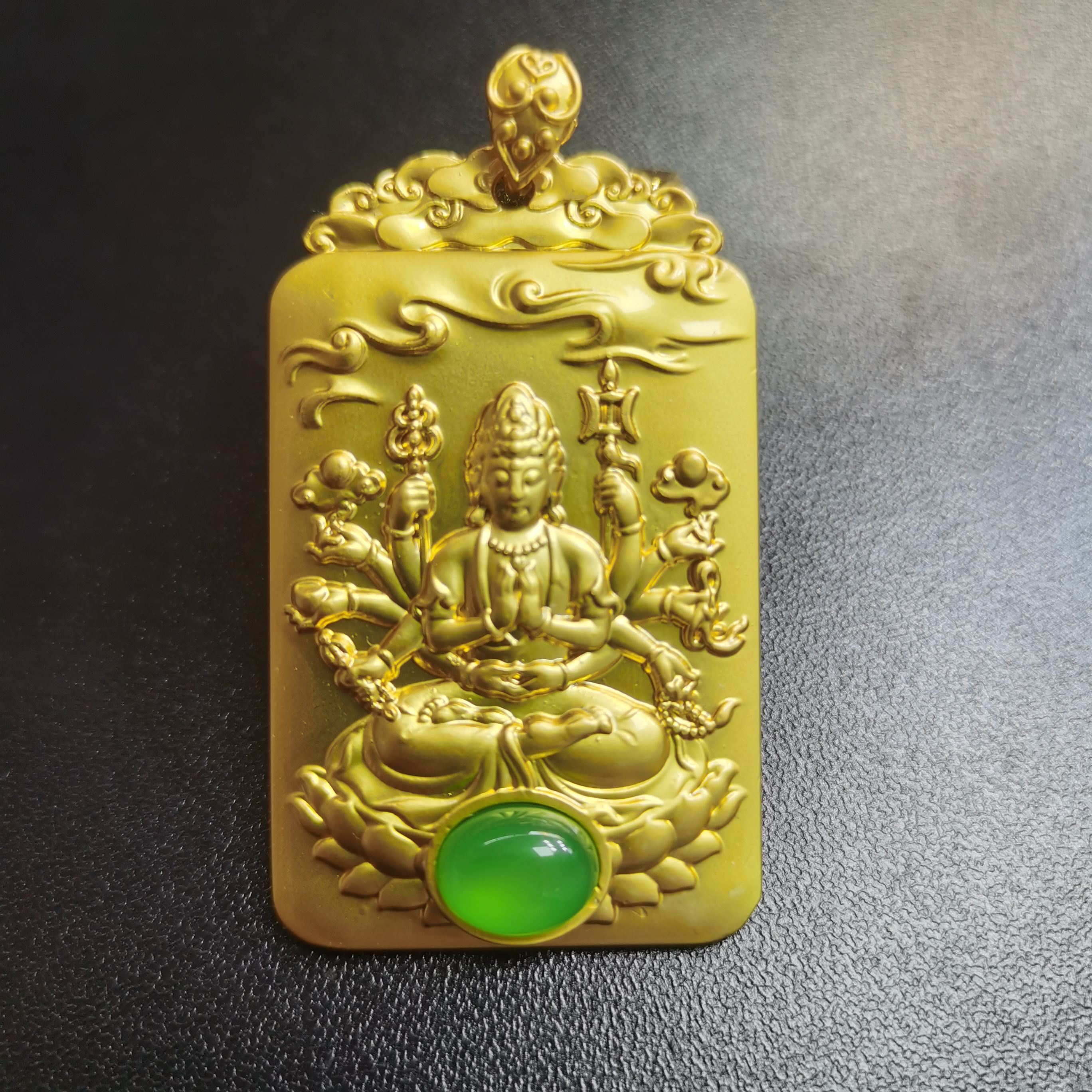 男士爆款千手观音玛瑙吊坠-赠送链子-带礼盒证书