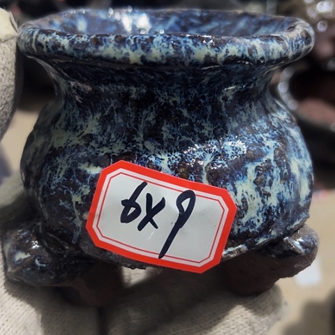 红陶粗陶花盆手工