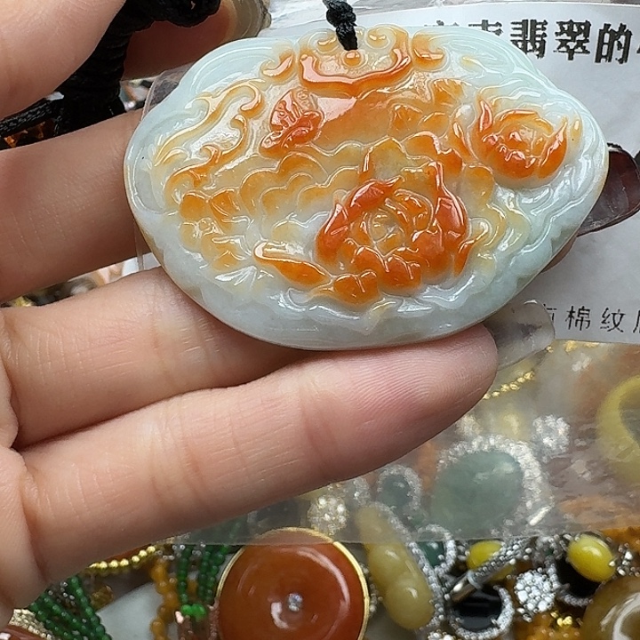 翡翠未镶嵌项链翡翠