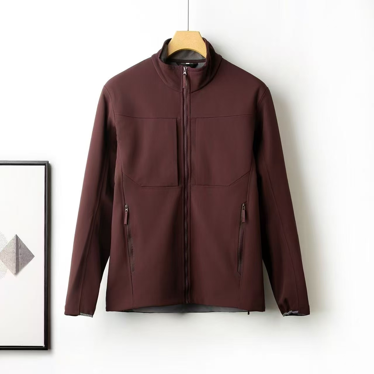 台州 MX立领 软壳男女同款户外保暖防风防泼水加绒连帽冲锋衣