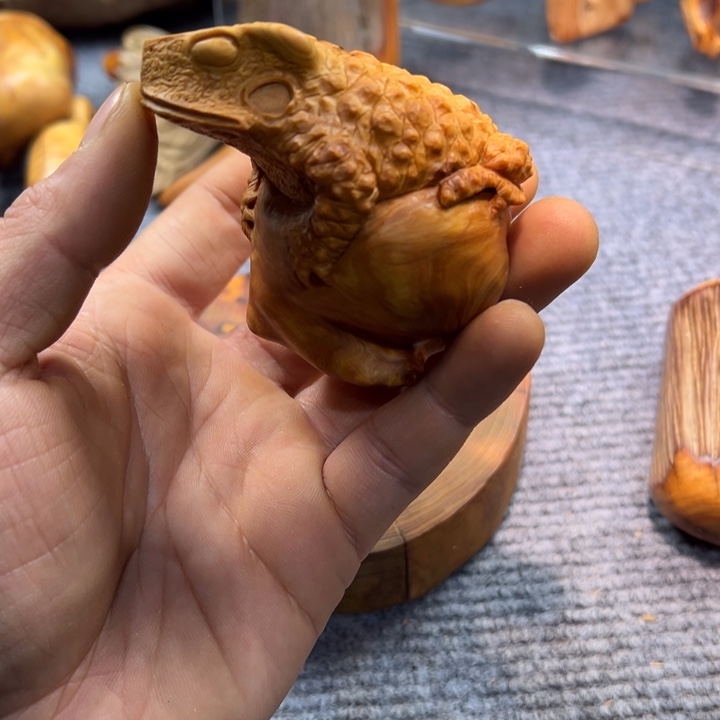 峰***爆柏木（崖柏）陈化老料手串把件 