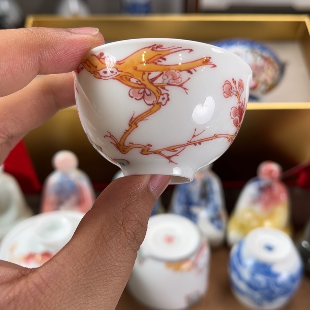 文祥窑手工制作单杯