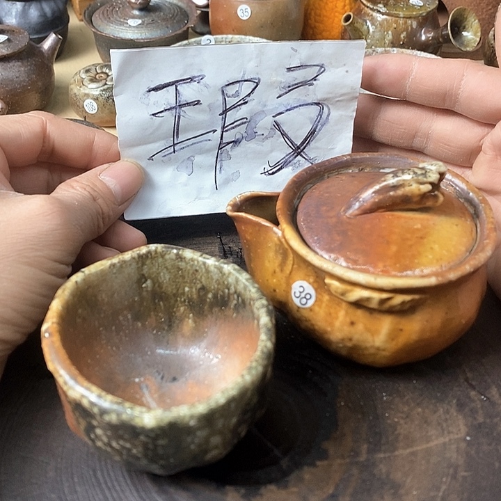 杯枫*手工粗陶、柴烧茶器