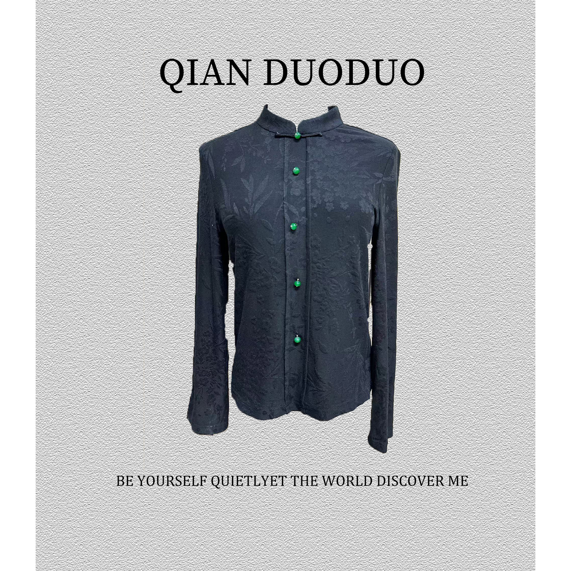 绸缘【向阳】气质长袖网红轻奢时尚女士百搭时尚打底681121