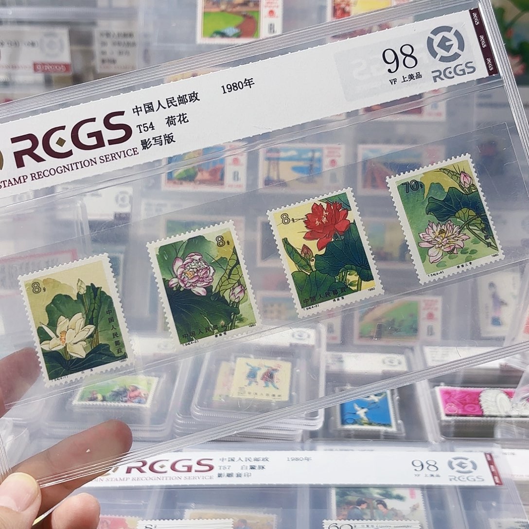 T54荷花套票98上美品