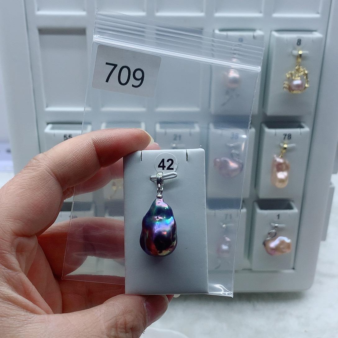 吊坠(不含链)合金淡水珍珠