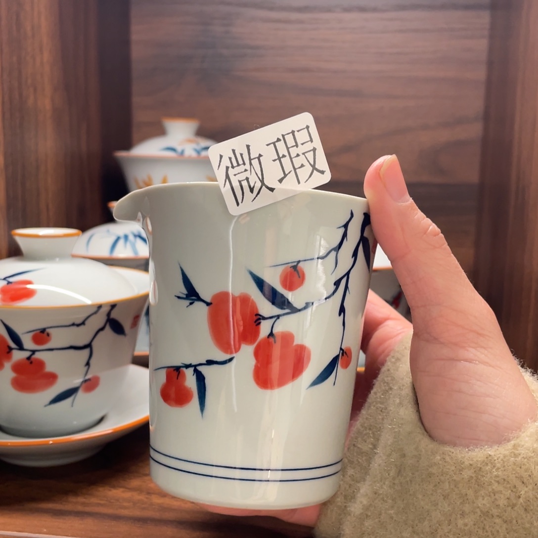 微瑕釉下彩纯手绘