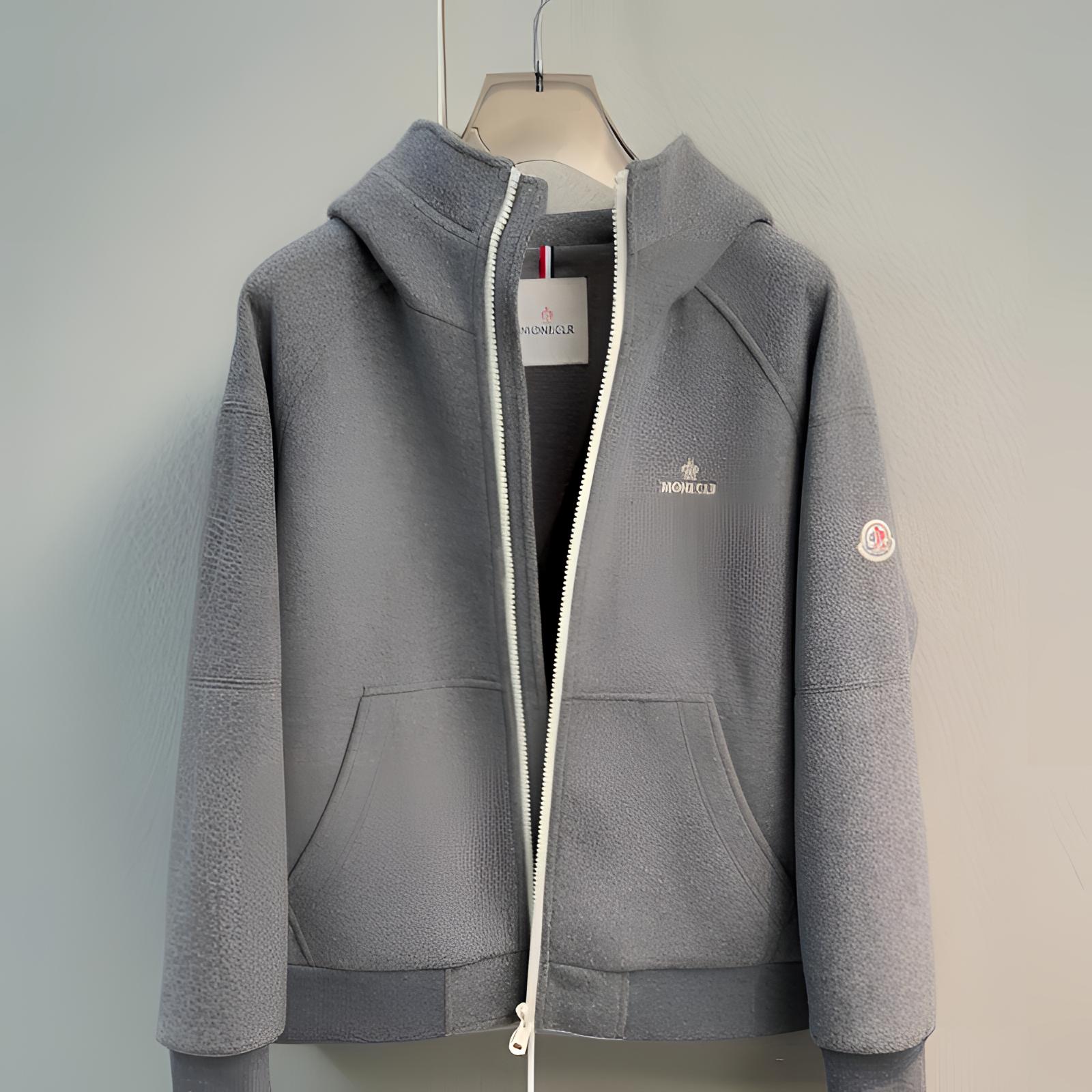 【先生名品】蒙家羊毛高级灰羊毛大衣