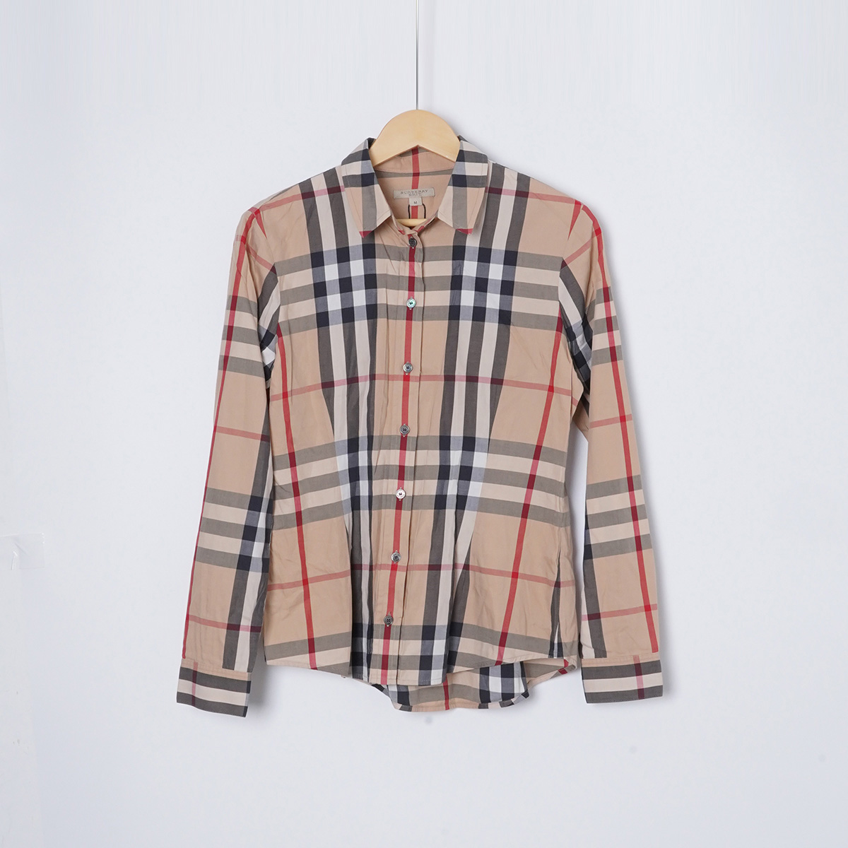 99新 BURBERRY/博柏利 棉/TH1178/衬衫/M码秋冬