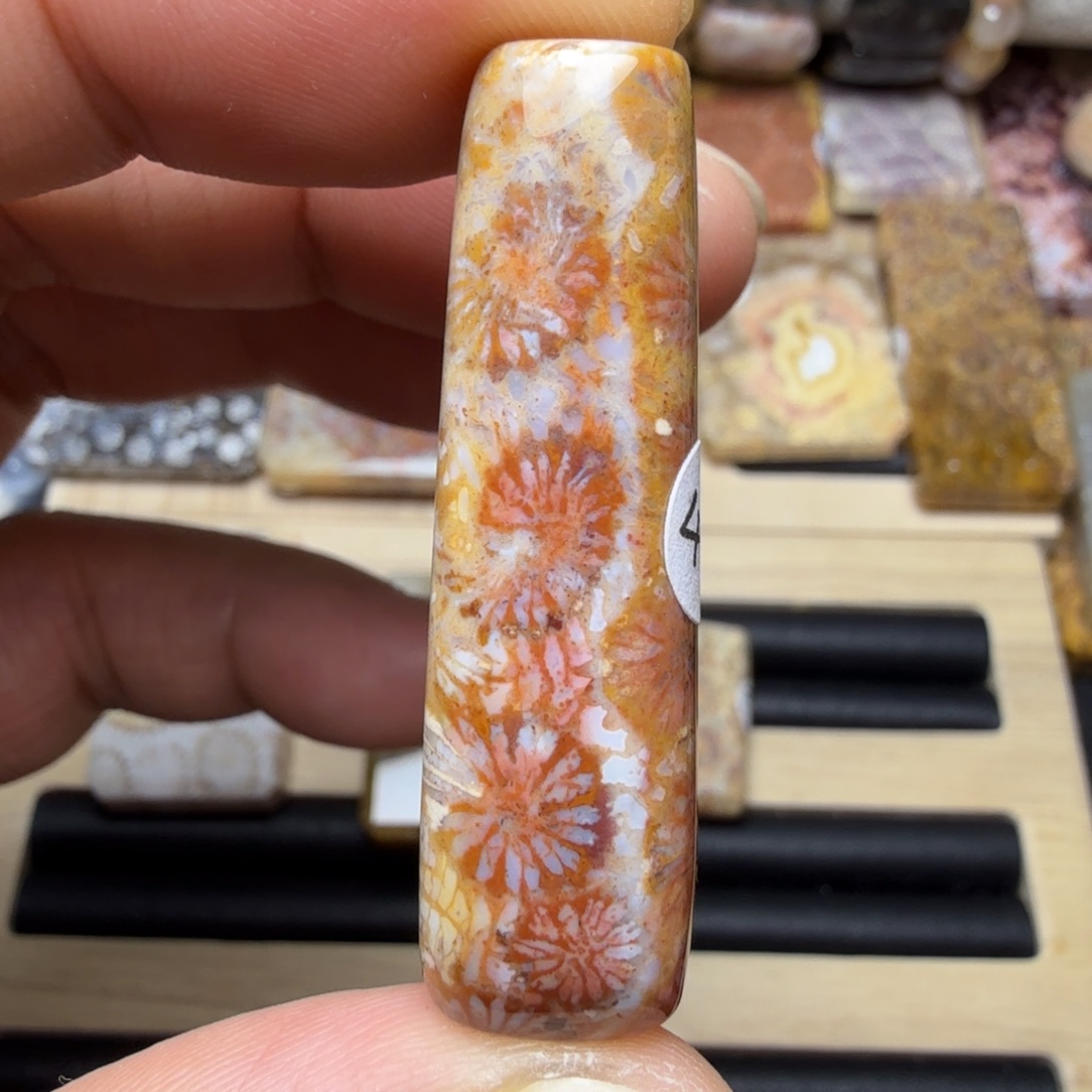 硅化玉未镶嵌纯天然色有机玉石保真色