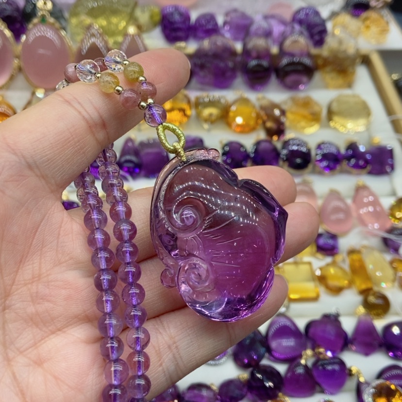 【闪购商品】水晶水晶吊坠未镶嵌