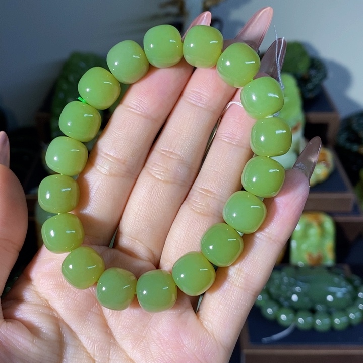 套链未镶嵌和田玉紫*