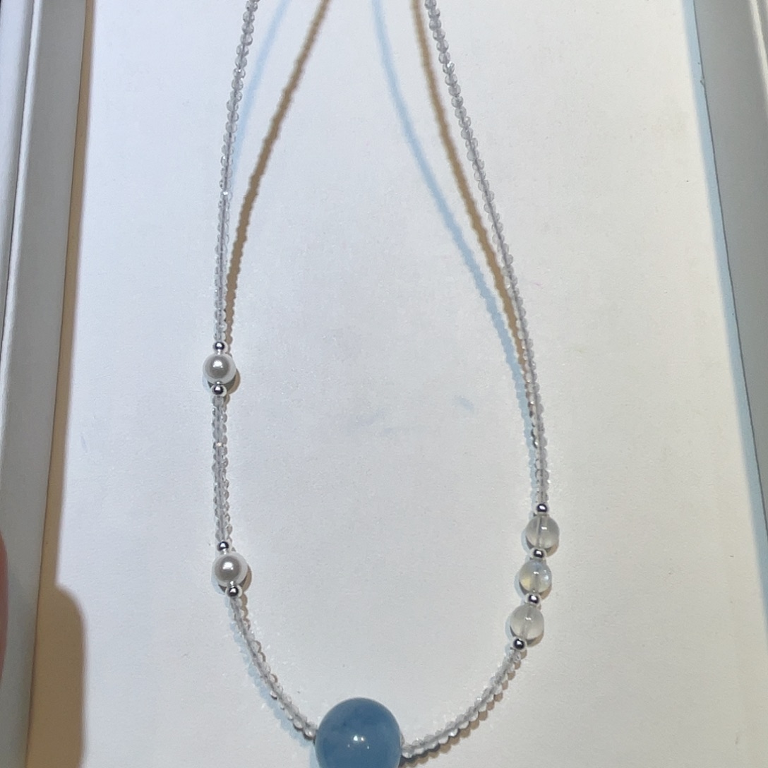 水晶项链未镶嵌天然水晶项链