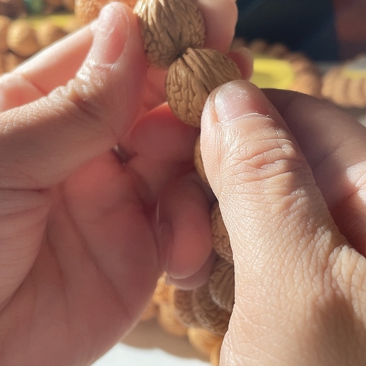 胖****吊坠桃核桃核手串野生42