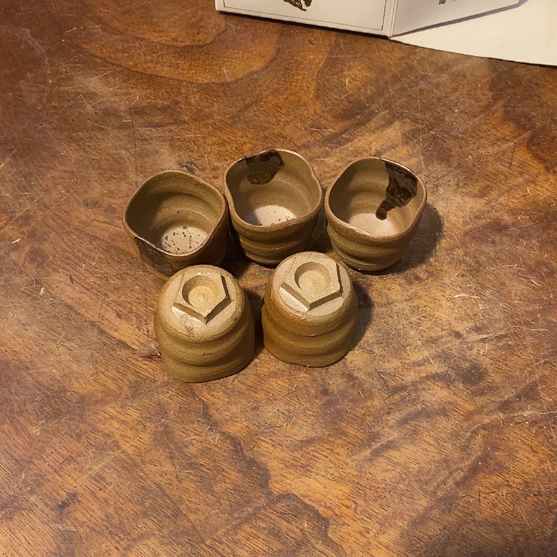 陶土小六古美术工艺品