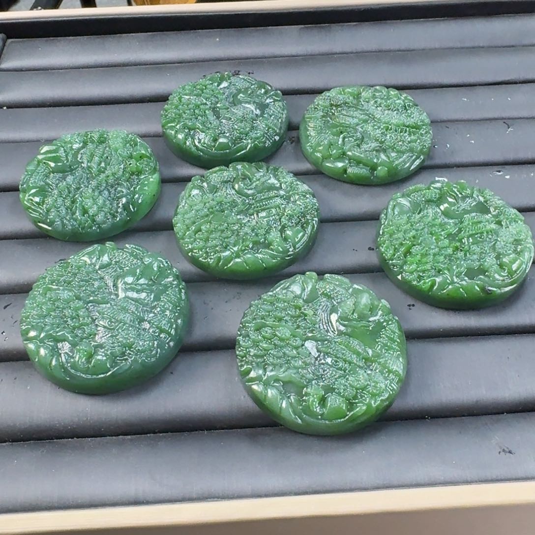 颈饰未镶嵌和田玉（碧玉）多样性发货 拍一发一